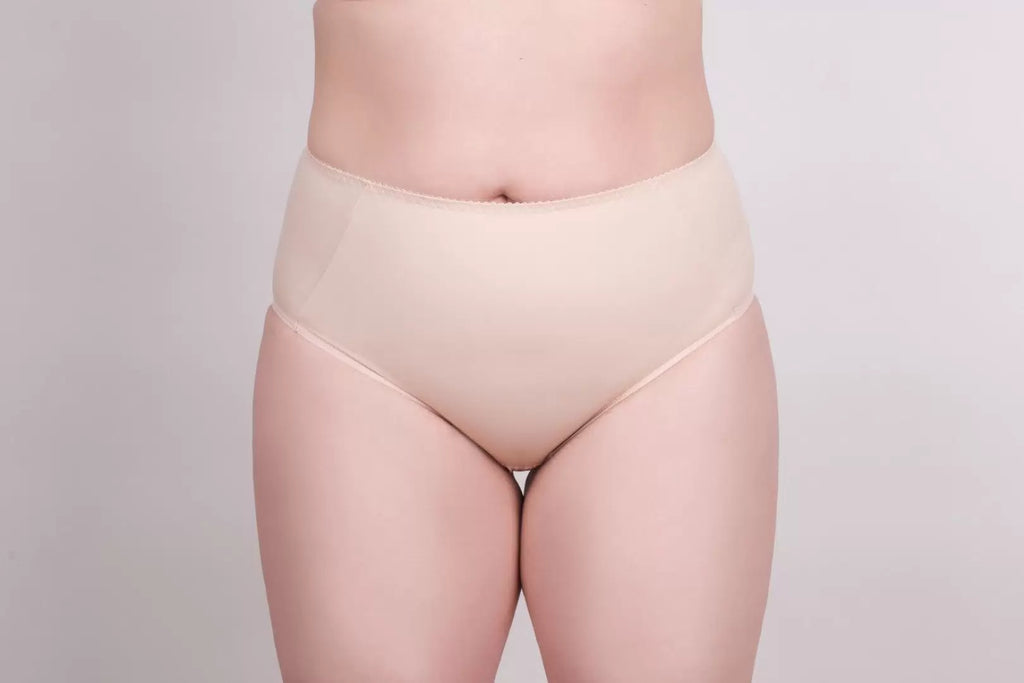 High-Waist Slip Panties with Lace 260210