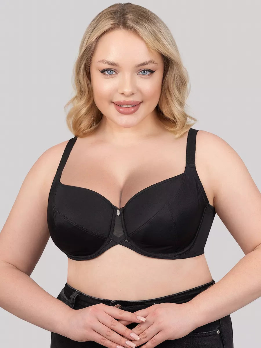 100+ Structured Underwire Bra with Triple-Segment Cups 105911