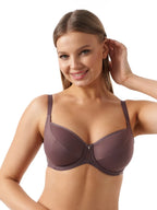 Structured Underwire Bra with Triple-Segment Cups 115910