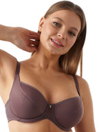 Structured Underwire Bra with Triple-Segment Cups 115910