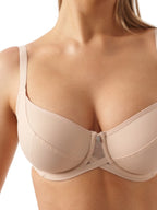 Structured Underwire Bra with Triple-Segment Cups 105910