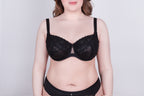 Classic Underwire Bra with Lace and Bows 117180