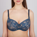 Classic Underwire Bra with Lace and Bows 117180