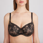 Classic Underwire Bra with Lace and Bows 117180
