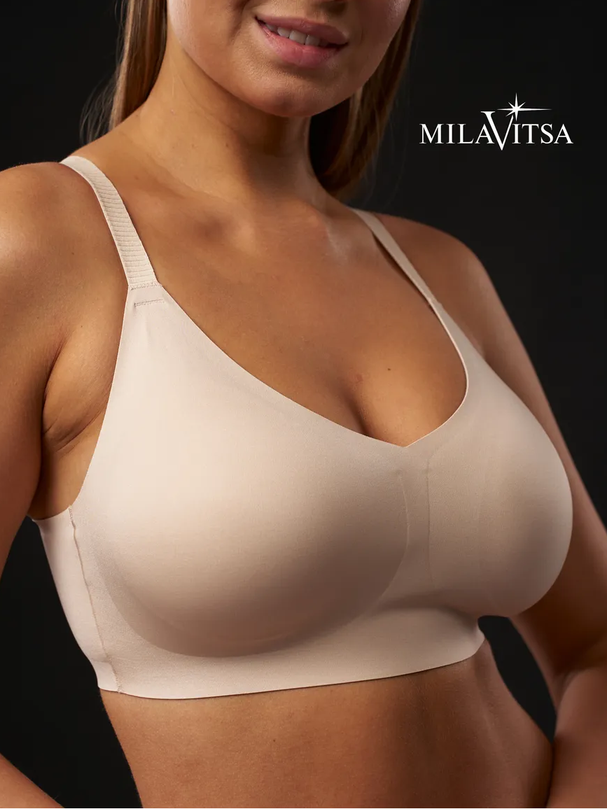 Seamless Wireless Bra with Enhanced Support 120410