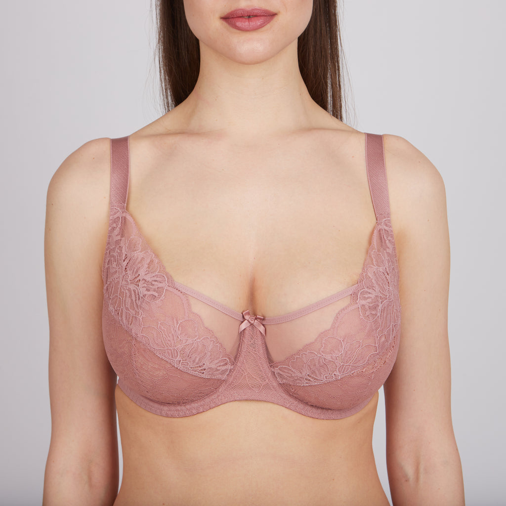 Balconette Bra with Italian Lace 124970