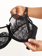 Balconette Bra with Italian Lace 124970