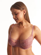 Бюстгальтер балконет с итальянским кружевом 124970