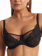 Бюстгальтер балконет с итальянским кружевом 124970