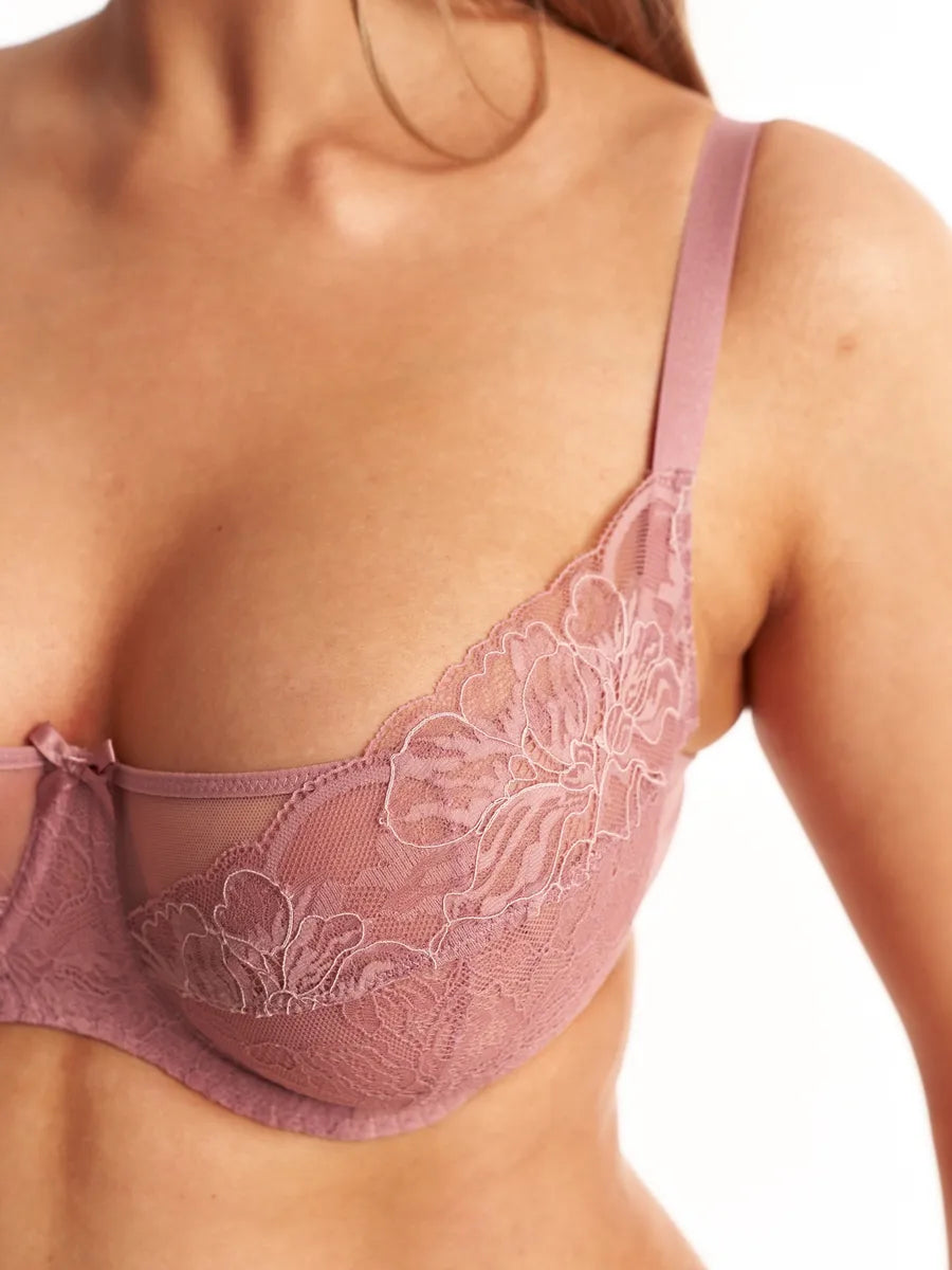 Balconette Bra with Italian Lace 124970