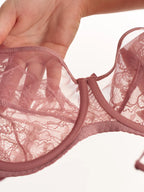 Balconette Bra with Italian Lace 124970