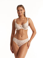 Balconette Bra with Italian Lace 124970