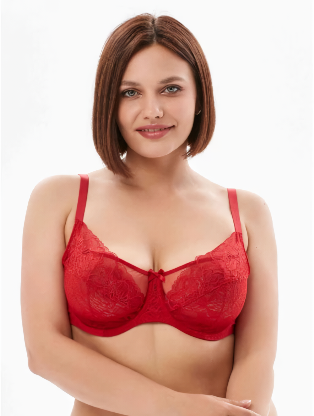 Balconette Bra with Italian Lace 124970