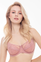 Balconette Bra with Italian Lace 124970