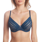 The Invisible Shaper: Molded Sport-Chic Bra with Elastic Lace 127650