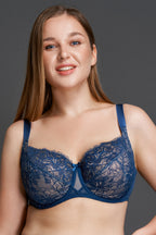 Underwire Bra with Triple Diagonal Seaming 105000