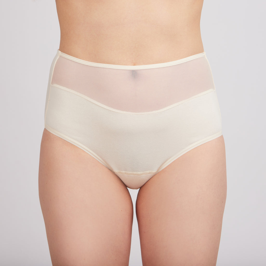 High-Waist Cotton Slip Briefs 230130