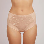 High-Waist Slip Briefs with Lace 256180