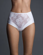 High-Waist Slip Briefs with Lace 256180