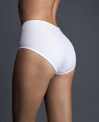 High-Waist Slip Briefs with Lace 256180