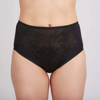 High-Waist Slip Briefs with Lace 256180
