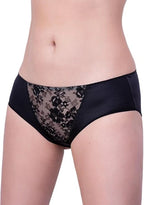 Medium-Waist Culotte Panties with Lace 257180