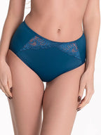 High-Waist Slip Briefs with Lace 260200