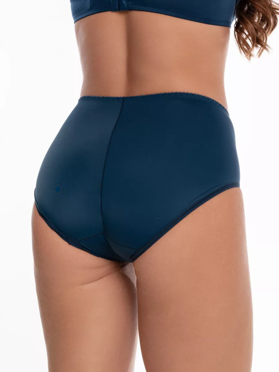 High-Waist Slip Briefs with Lace 260200