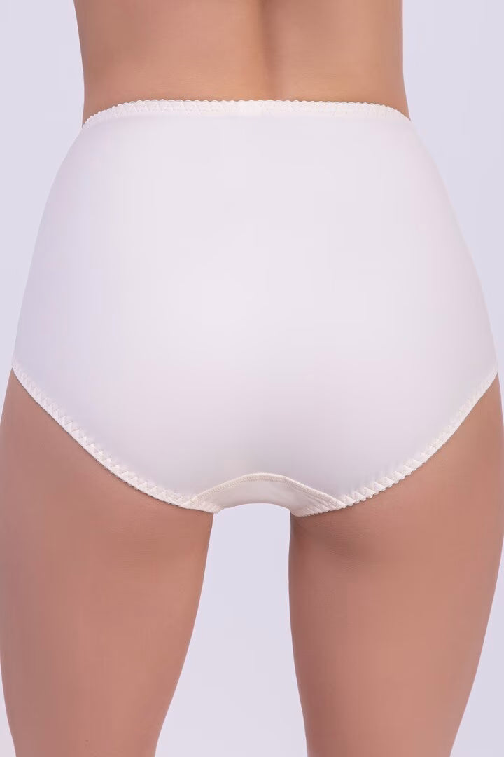 High-Waist Slip Panties with Lace Insert 268000