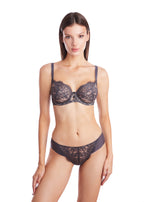 100+ "Moonlight Night" Triple Horizontal Seam Underwire Bra 300690