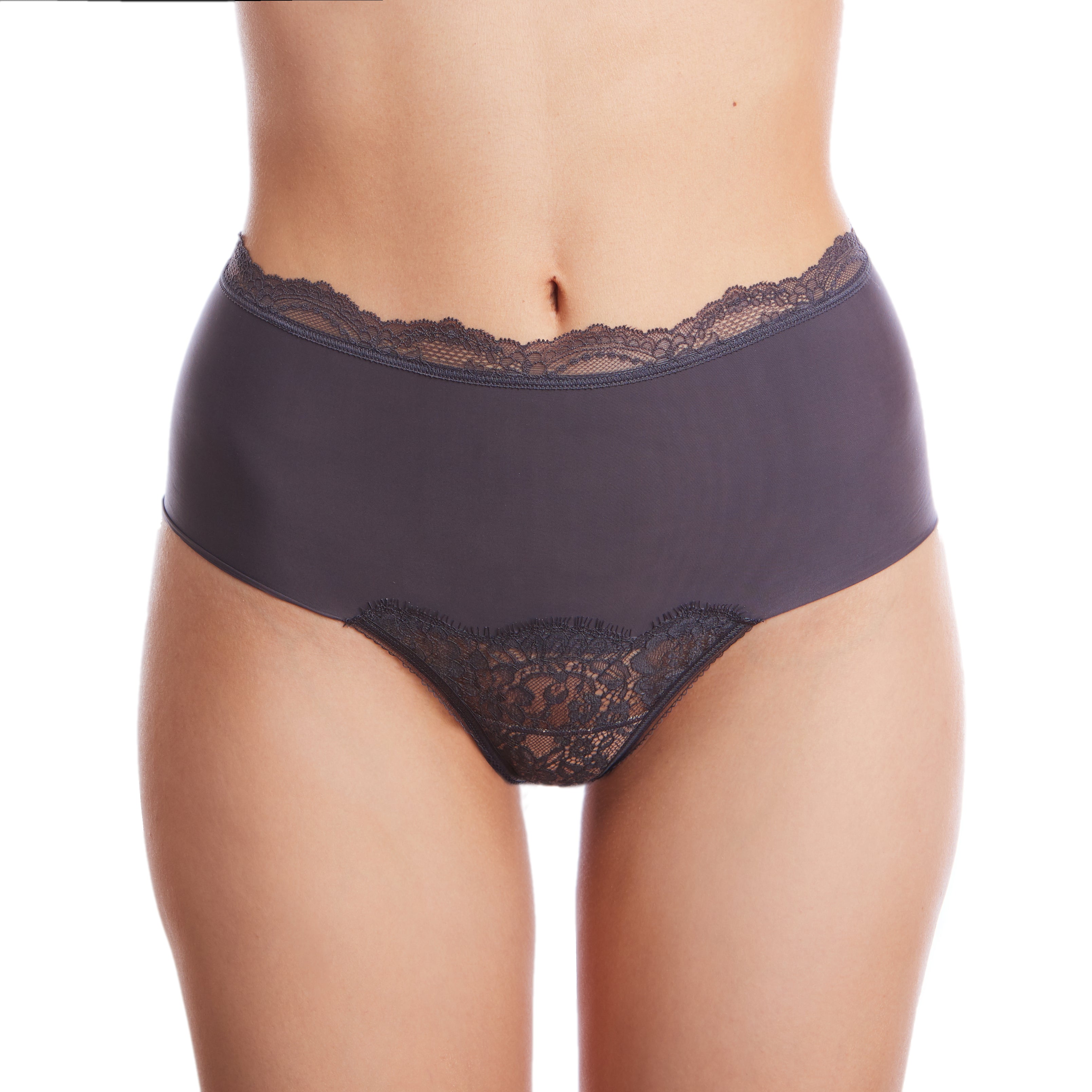 High-Waist Tanga with Lace Trim 360600