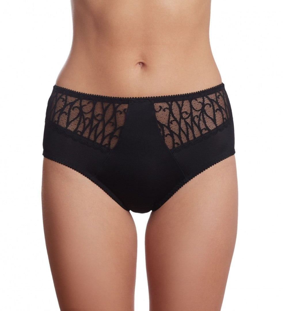 High-Waist Slip Briefs with Front Pattern AveLine 440910