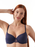 Bra with Diagonal Seam Cups and Spacer Aveline 660370