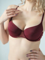 Bra with Diagonal Seam Cups and Spacer Aveline 660370