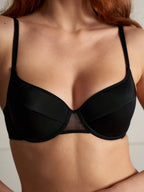 Bra with Diagonal Seam Cups and Spacer Aveline 660370