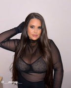 Full-Bust Bra with Triple Diagonal Seams AveLine  667181