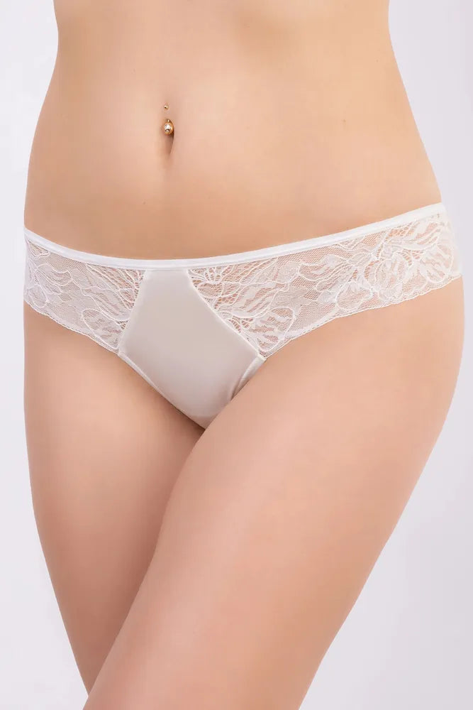 Elegant Mid-Rise Lace Thong 268060