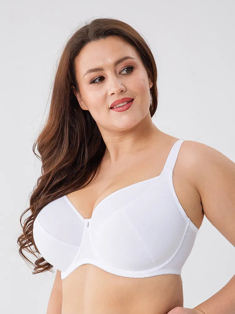 Structured Underwire Bra with Triple-Segment Cups 105910