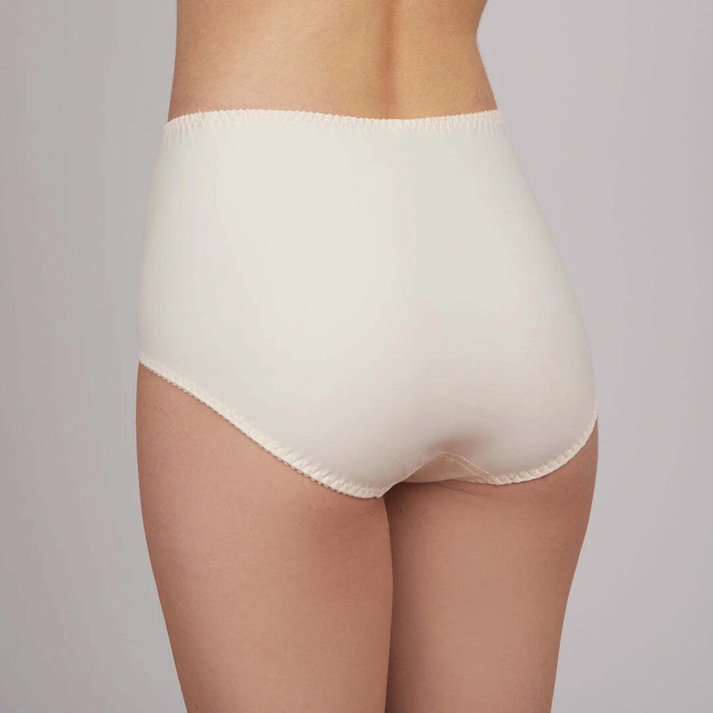 High-Waist Slip Panties with Lace Insert 268000